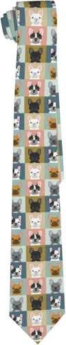 Vista 4 de Men's Novelty Necktie Funny Animal Skinny Ties Gifts for Men Teen Boys, Fashion Christmas Party Neck Tie Accessories