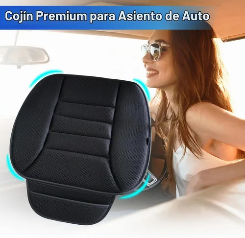 Vista 2 de Lofty Aim Cojín de asiento de coche para conducción, cojín de espuma 4d negro