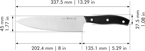 Vista 2 de HENCKELS Definición Cuchillo de chef Acero inoxidable