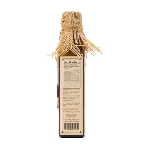 Vista 2 de Live Oil by Lesna Aceite de almendra orgánico fresco crudo certificado por USDA, prensado en frío, aceite vivo recién exprimido, 8.45 fl oz