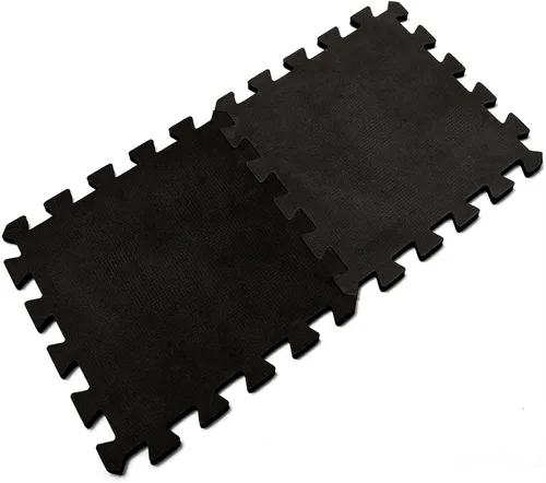Vista 8 de DEAYOU Tapete de espuma entrelazado de 16 azulejos, 12 x 12 pulgadas, tapete de rompecabezas de espuma EVA con bordes, tapete protector suave de 0.4