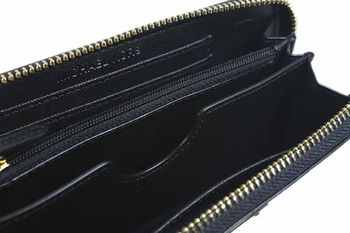 Vista 3 de Michael Kors Jet Set Item Large Coin Carryall Case Negro