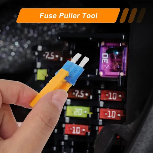 Vista 5 de AHIER - Juego surtido de fusibles de automóvil de 180 piezas, con probador de fusibles de automóvil y extractor de fusibles, fusibles automotrices