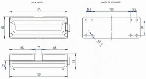 Vista 6 de Thule Cerradura de puerta Van Lock