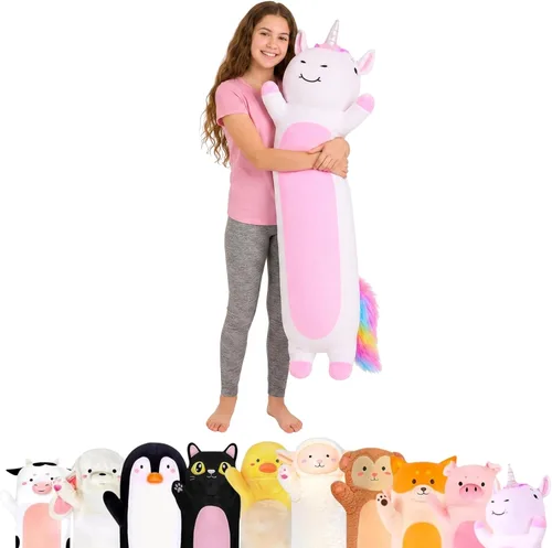 Vista 41 de Cuddle Paws Almohada corporal de felpa de oso para niños, juguete