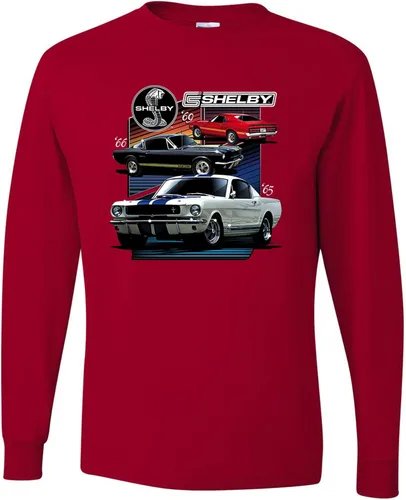 Vista 3 de Shelby '65 '66 '69 Powered by Ford Motors - Mangas largas oficiales para hombre