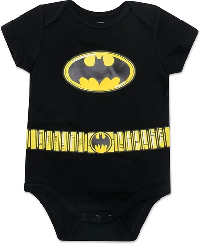 Vista 6 de WARNER BROS DC Comics Justice League Green Lantern The Flash Superman Batman Baby 5 Pack Bodysuits Newborn to Infant