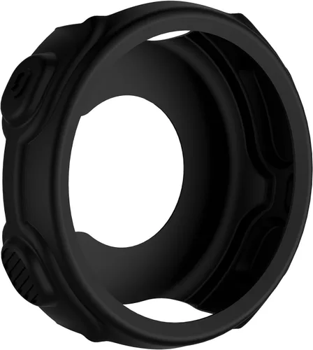 Vista 2 de TenCloud Fundas de silicona para reloj de repuesto compatibles con Garmin Forerunner FR 235 735XT (Negro, paquete de 3)