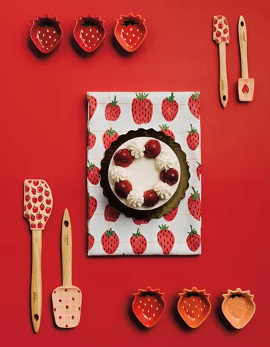 Vista 2 de Danica Jubilee Toalla de tela de cocina, algodón estampado de bayas