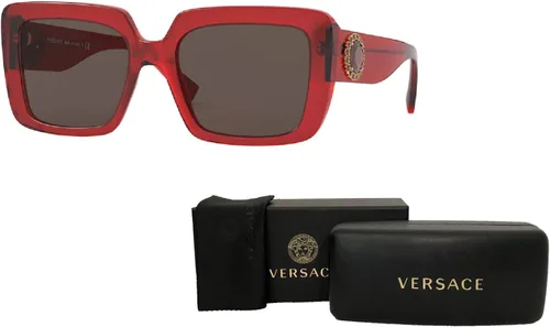 Vista 3 de Versace VE4384B Square Sunglasses for Women BUNDLE with Designer iWear Complimentary Eyewear Care Kit