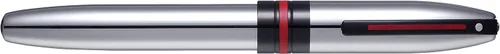 Vista 5 de Sheaffer Icon Chrome con aplicaciones PVD negro brillante E1911251 Cromado