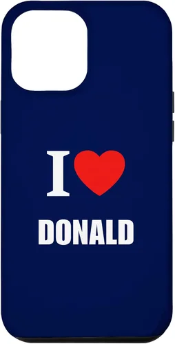 Vista 26 de Cute I Love Heart Donald Parents Wife Husband Girl Boy Case for iPhone 16