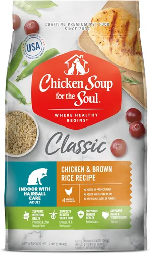 Vista 19 de Chicken Soup for the Soul Natural Premium Alimento seco para gatos adultos, primer ingrediente de carne real, sin subproductos, apoya la salud