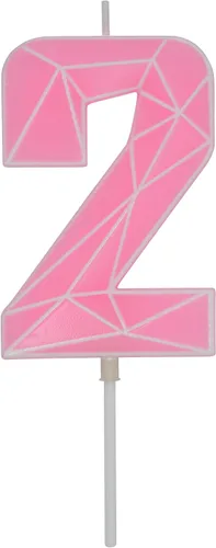 Vista 37 de DERVENTA Vela Grande de Cumpleaños Número 3D Verde Luminoso de 3.7 Pulgadas Celebración de Fiesta Aniversario Decoración Adorno para Pastel 1 Pieza