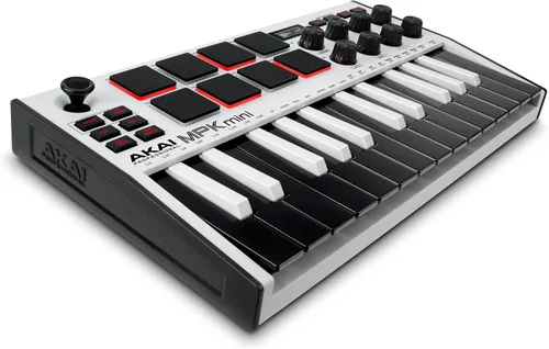 Vista 19 de [Usado] Akai Professional MPK Mini MK3 - Controlador de teclado MIDI USB de 25 teclas con 8 almohadillas de percusión con retroiluminación, 8