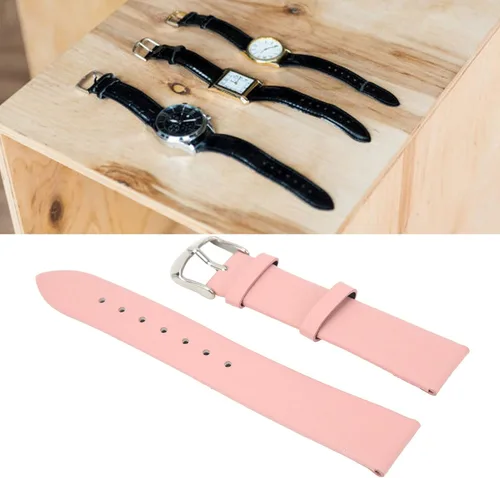 Vista 4 de plplaaoo Correa de reloj, correa de reloj, correa de reloj de cuero impermeable sin olor, accesorio de repuesto universal para reloj, correas