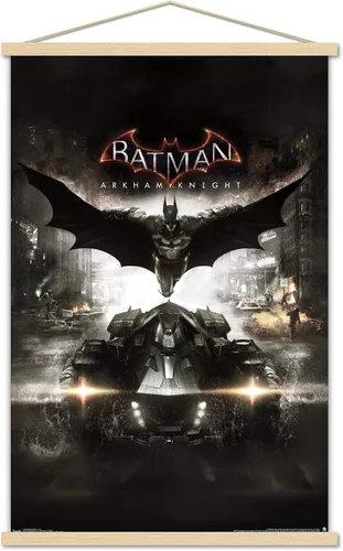 Vista 14 de Trends International DC Comics VIdeo Game - Arkham Knight - Póster de pared de arte clave, 14.725 x 22.375 pulgadas, versión premium sin marco