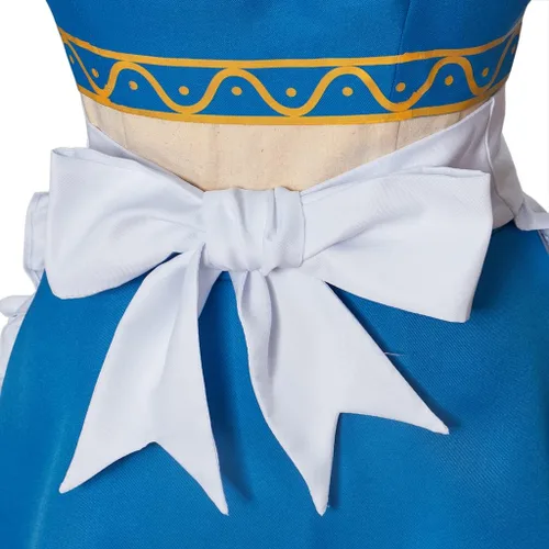 Vista 7 de Disfraz de princesa Zelda de sirvienta francesa, uniforme de niña de la escuela
