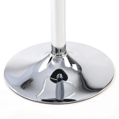 Vista 2 de 2 taburetes de barra ajustables de piel sintética para mostrador, silla de comedor, color blanco, paquete de 2 (150)