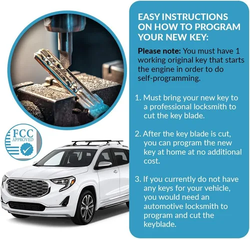 Vista 5 de Keyless2Go Repuesto para Mando a Distancia sin Llave, Llavero de Auto de 3 Botones Flip para OHT01060512