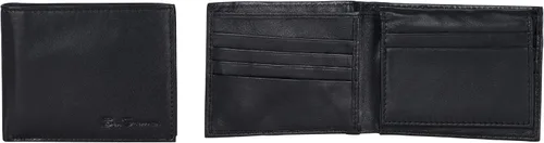 Vista 6 de Ben Sherman Men's Manchester Slim Bifold Full-Grain Leather RFID Minimalist Gift Box Wallet