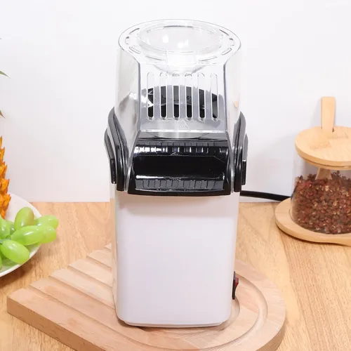 Vista 6 de BESPORTBLE Máquina eléctrica de palomitas de maíz de aire caliente para fiesta en casa, máquina de palomitas de maíz saludable con taza medidora