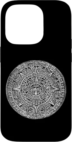 Vista 17 de Aztec Calendar Sun Stone Mexican Mayan Calendario Azteca Case for iPhone 17