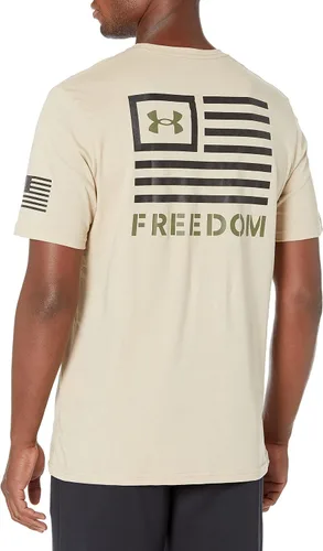 Vista 2 de Under Armour - Camiseta nueva con lema Freedom para hombre