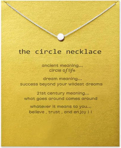 Vista 7 de Baydurcan Collar de Amistad con Ancla, Brújula, Elefante de la Buena Suerte, Collar con Mensaje Tarjeta de Regalo