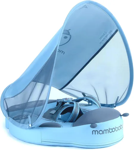 Vista 10 de Mambobaby Flotador con toldo mejorado no inflable para bebé, flotador inteligente de Mambo para natación, flotador de natación para bebé, flotador