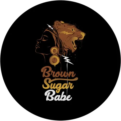 Vista 3 de Brown Sugar Babe Proud Black Women African Pride PopSockets Adhesive PopGrip