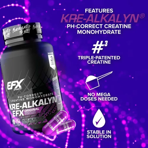 Vista 4 de Suplemento dietético All American EFX Kre-Alkalyn EFX, 120 cápsulas