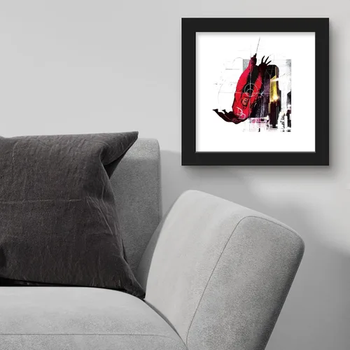 Vista 3 de Trends International Gallery Pops Marvel Comics Daredevil - Póster de pared gráfico de guardián, 12.00 x 12.00 pulgadas, versión de marco negro