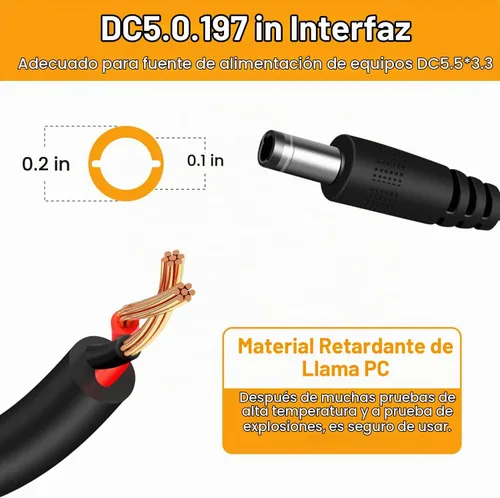 Vista 3 de Fuente de alimentación de repuesto de adaptador AC/DC para básculas Camry y Bromech, cable cargador de electrónica para báscula de alimentos