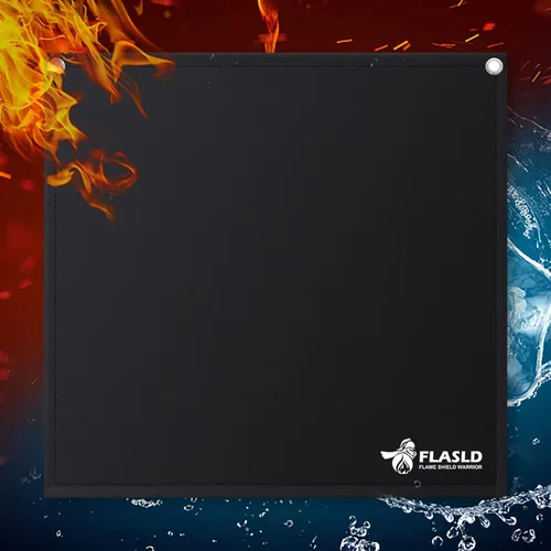 Vista 9 de FLASLD Protector de llama magnético para soldar y soldar con autógena, escudo térmico de alta temperatura de 18 x 18 pulgadas, alfombrilla