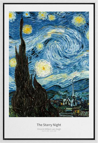 Vista 49 de SIGNWIN Lienzo enmarcado para pared, diseño de Vincent Van Gogh, un par de amantes, naturaleza, ilustraciones de área silvestre, bellas artes