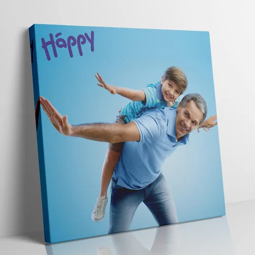 Vista 12 de Uayuios Lienzo personalizado con tus fotos, marco de lienzo personalizado para pared, para crear póster de boda, mascota, familia, 8 x 6 pulgadas
