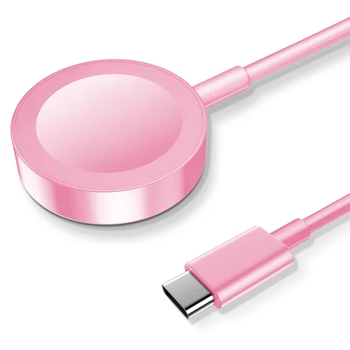 Vista 14 de Cable de carga magnético para cargador de Apple Watch, puerto USB C, cable de carga inalámbrico compatible con iWatch Series