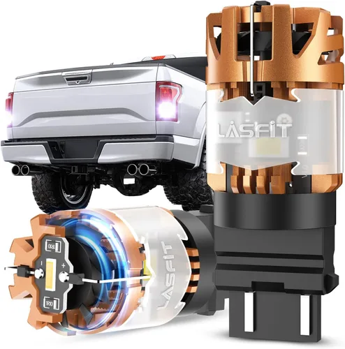 Vista 11 de LASFIT Bombilla LED D2 7507 BAU15S ámbar BAU15S luces intermitentes sin