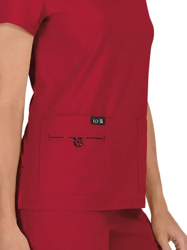 Vista 3 de KOI Basics 373 Becca - camisa médica para mujer