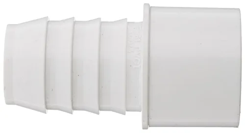 Vista 2 de Spears 460 Series PVC Pipe Fitting, Adaptador, Schedule 40, Blanco, 1/2" Púas x 1/2" Espiga