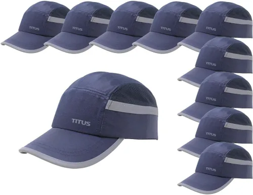 Vista 24 de TITUS Gorra de seguridad ligera - Gorra protectora estilo béisbol