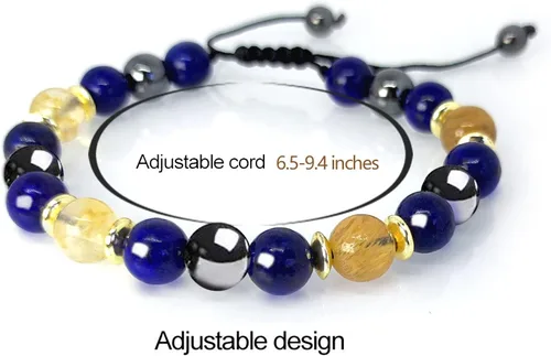 Vista 7 de Pulsera de triple protección para riqueza y abundancia, mejora la toma de decisiones y promueve la amistad, la honestidad, la compasión