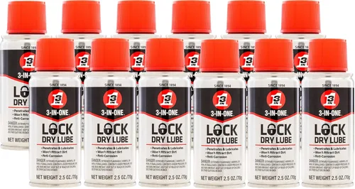 Vista 4 de 3-IN-ONE Lubricante Seco para Cerradura, 2.5 OZ