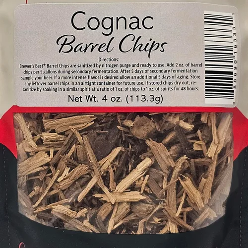 Vista 8 de Brewer's Best Barril Chips Barril de Cognac, 4 oz.