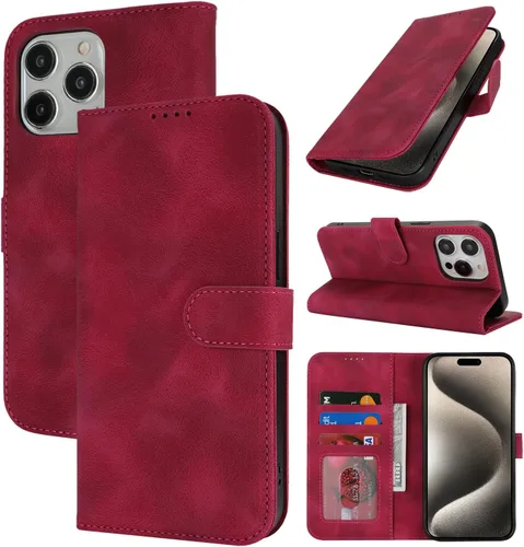Vista 29 de Funda tipo cartera para iPhone 8 Plus iPhone 7 Plus con tarjetero para iPhone 8 Plus, funda tipo cartera para mujeres y hombres, de piel sintética