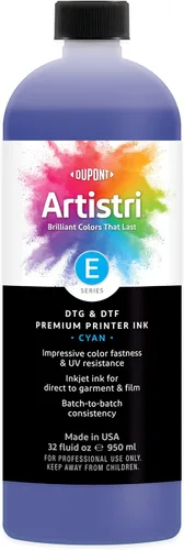 Vista 10 de Artistri® Serie E DTG y DTF Tinta - Negro - 8 oz