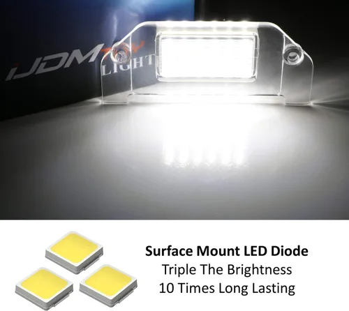 Vista 2 de iJDMTOY OEM-Fit - Kit de luces LED completas para placa de matrícula de 3 W, compatible con Dodge Charger Challenger Dart Avenger Magnum 2005-2014