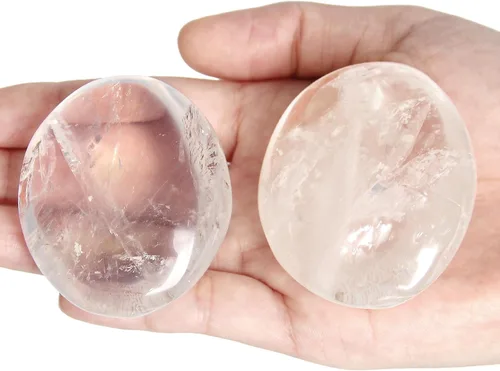 Vista 11 de Piedra de palma de turmalina negra, 2 piedras energéticas de bolsillo de turmalina negra, piedra de preocupación de cristal curativo suave Turmalina