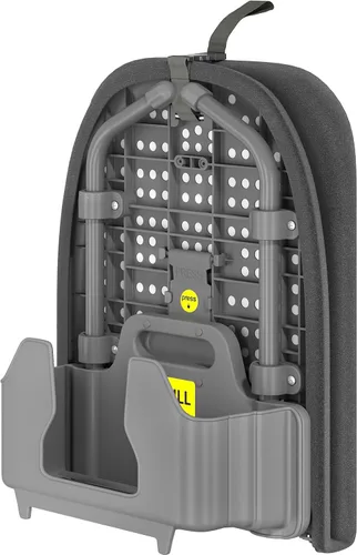Vista 13 de APEXCHASER Small Ironing Board, Iron Board with Iron Rest & Holder, Black Negro